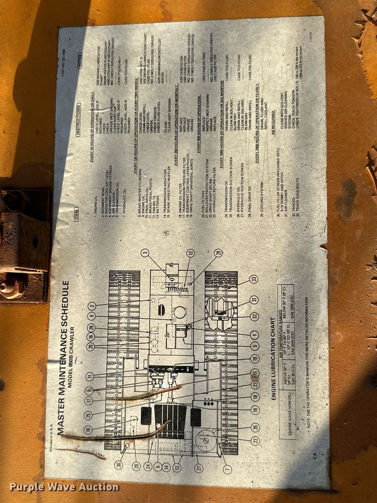 image for item DR5200 1980 Case 850B  dozer