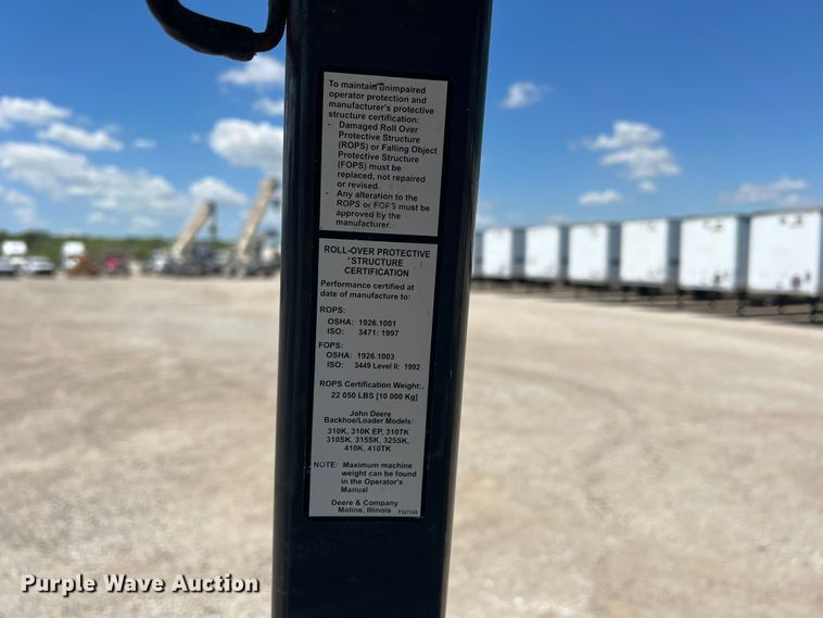 image for item DR5564 2014 John Deere 310K EP  backhoe