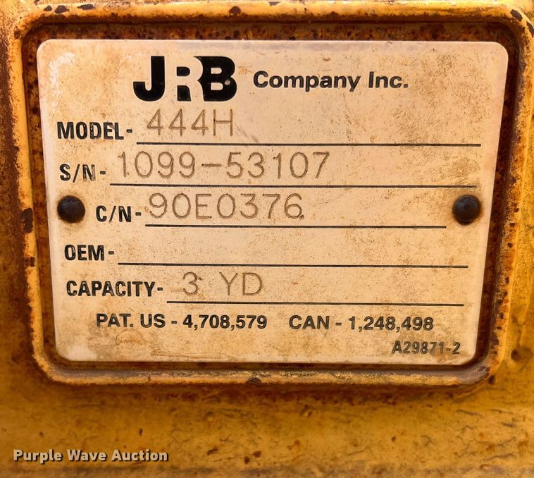 image for item DR5571 2001 John Deere 444H  high lift wheel loader