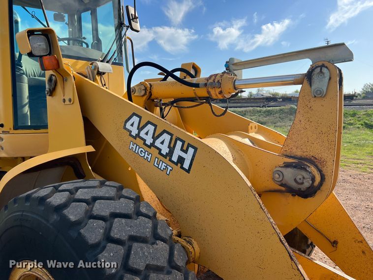 image for item DR5571 2001 John Deere 444H  high lift wheel loader