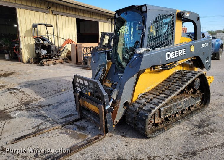 image for item HP9711 2014 John Deere 333E  tracked skid steer loader