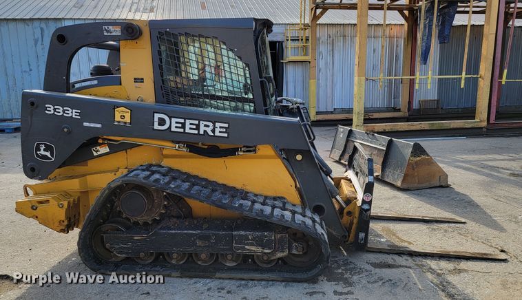 image for item HP9711 2014 John Deere 333E  tracked skid steer loader