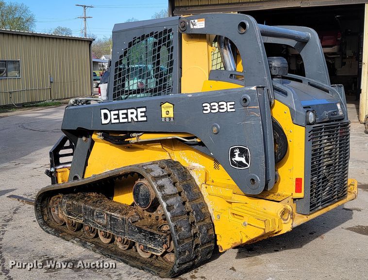 image for item HP9711 2014 John Deere 333E  tracked skid steer loader