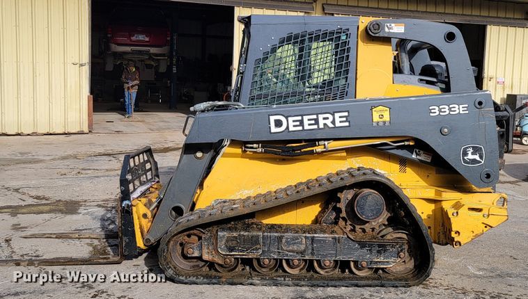 image for item HP9711 2014 John Deere 333E  tracked skid steer loader