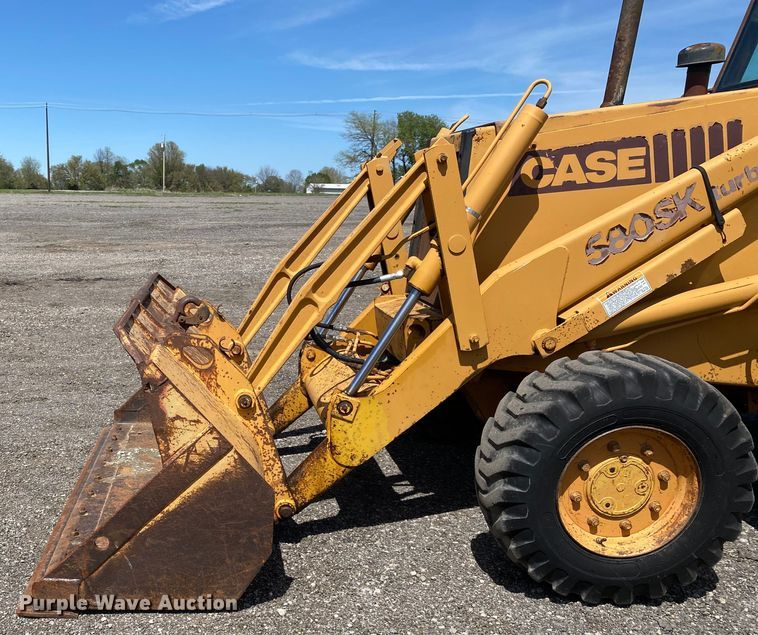 image for item KB9486 1993 Case 580 Super K  backhoe