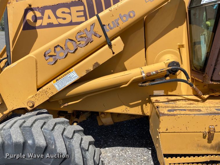image for item KB9486 1993 Case 580 Super K  backhoe