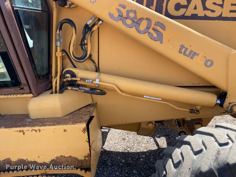 image for item KB9486 1993 Case 580 Super K  backhoe