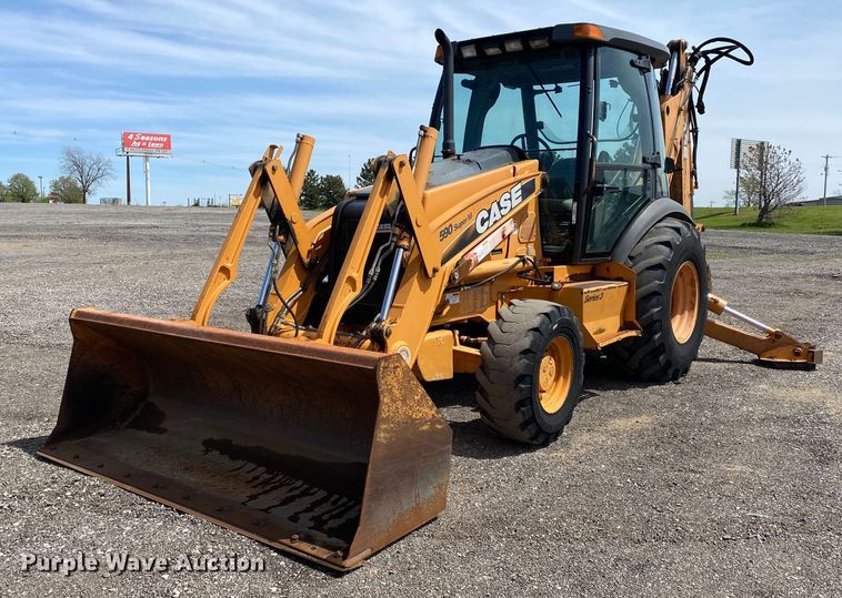 image for item KB9490 2009 Case 590 Super M  Series III backhoe