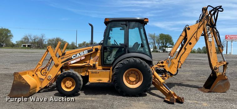 image for item KB9490 2009 Case 590 Super M  Series III backhoe