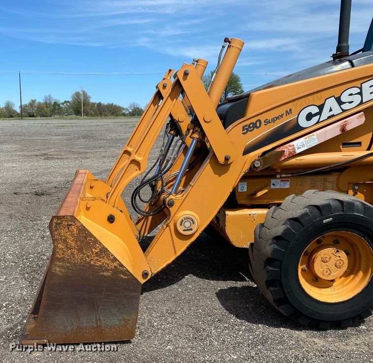 image for item KB9490 2009 Case 590 Super M  Series III backhoe