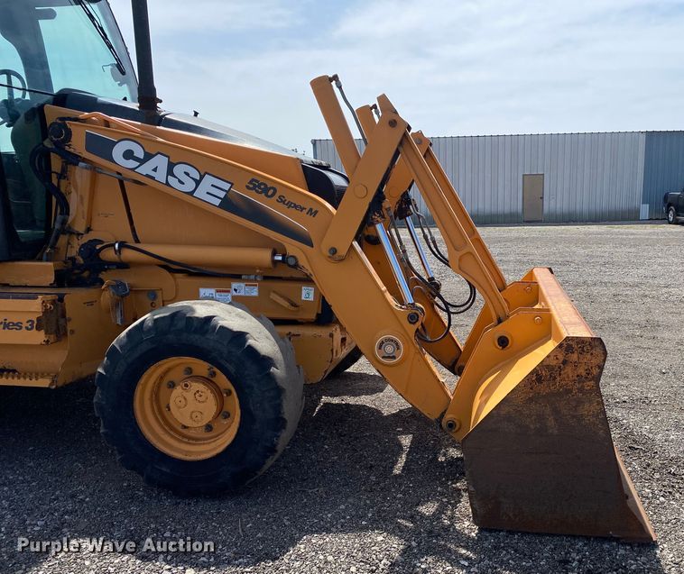 image for item KB9490 2009 Case 590 Super M  Series III backhoe