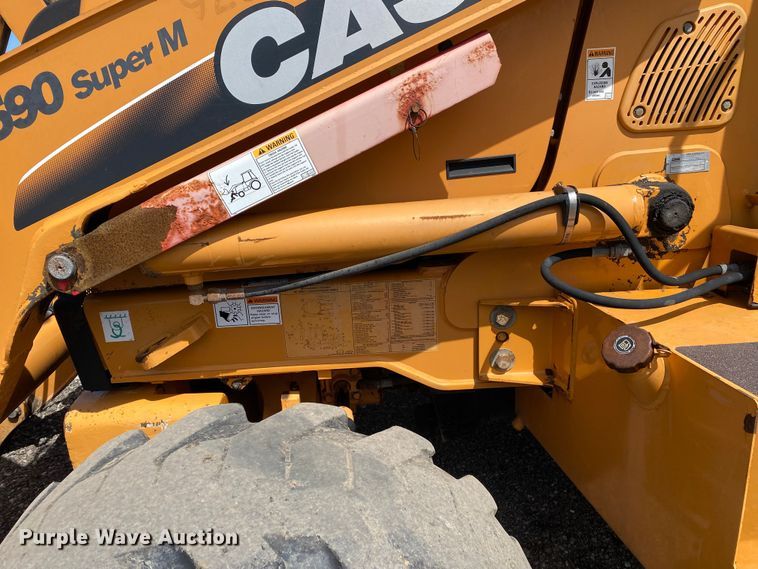 image for item KB9490 2009 Case 590 Super M  Series III backhoe