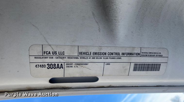 image for item KB9492 2015 Dodge  Ram 5500  utility / service truck