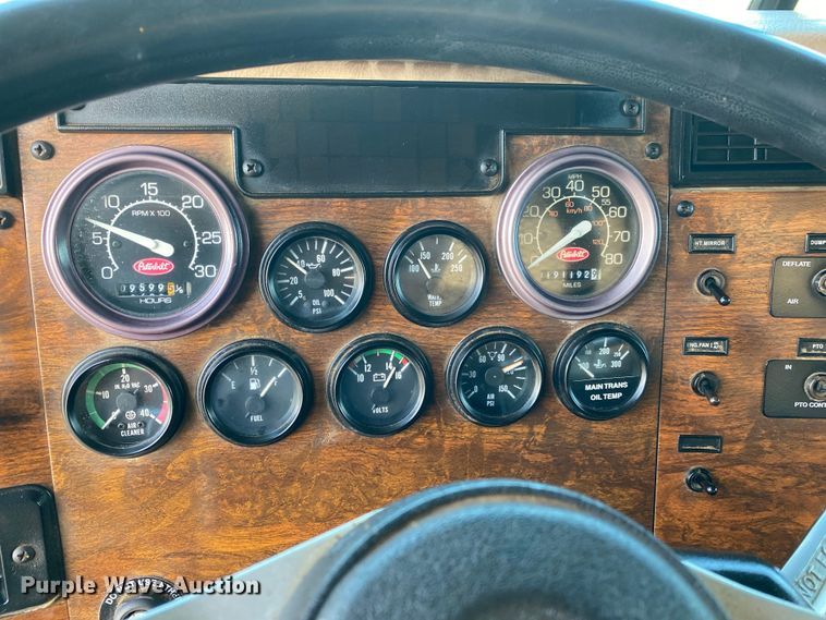 image for item KB9496 1999 Peterbilt 330  dump flatbed truck