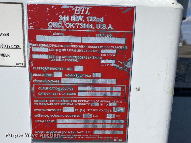 image for item KB9571 2011 Ford F550 Super Duty  bucket truck