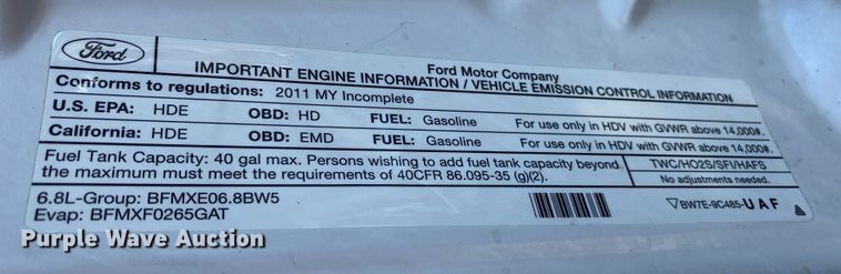 image for item KB9571 2011 Ford F550 Super Duty  bucket truck