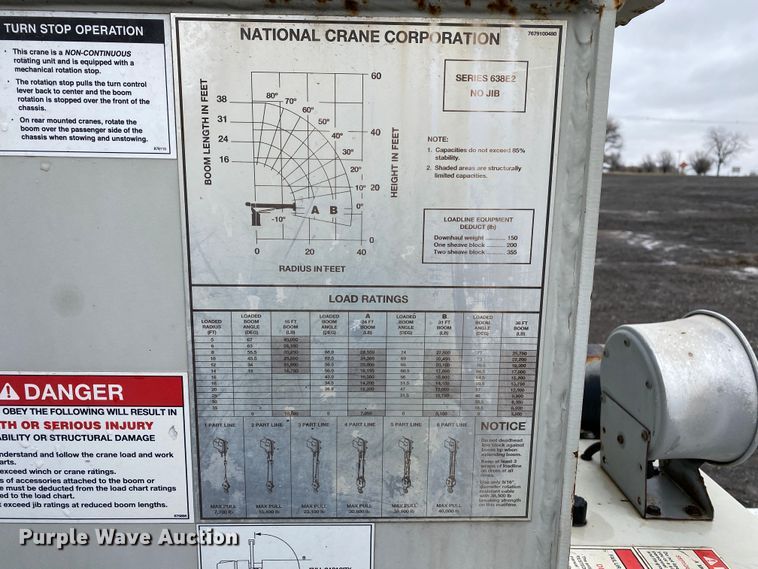 image for item KB9579 2012 Western Star 4900FA  crane truck