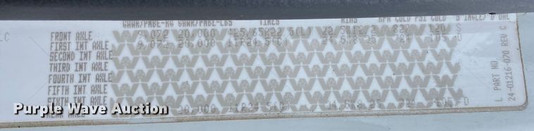 image for item KB9579 2012 Western Star 4900FA  crane truck