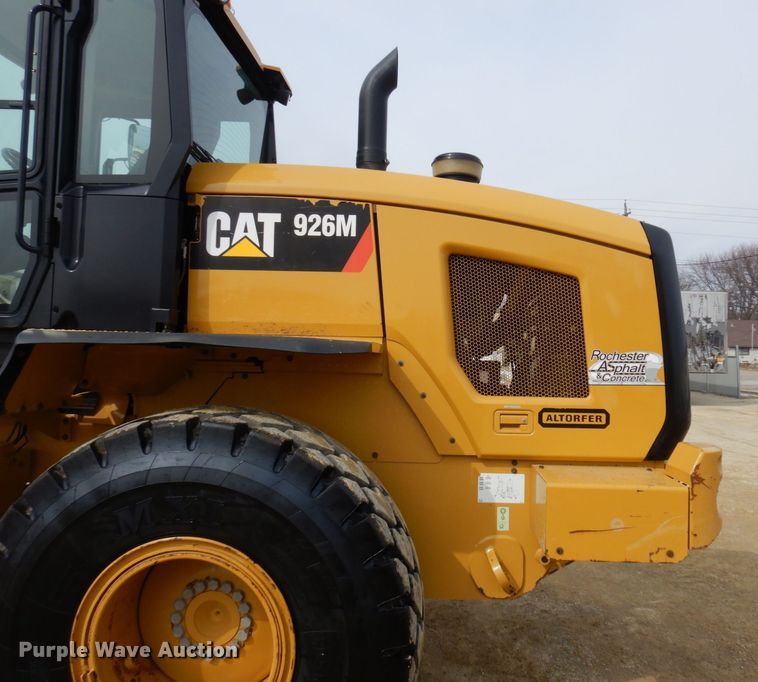 image for item KU9871 2016 Caterpillar 926M  wheel loader