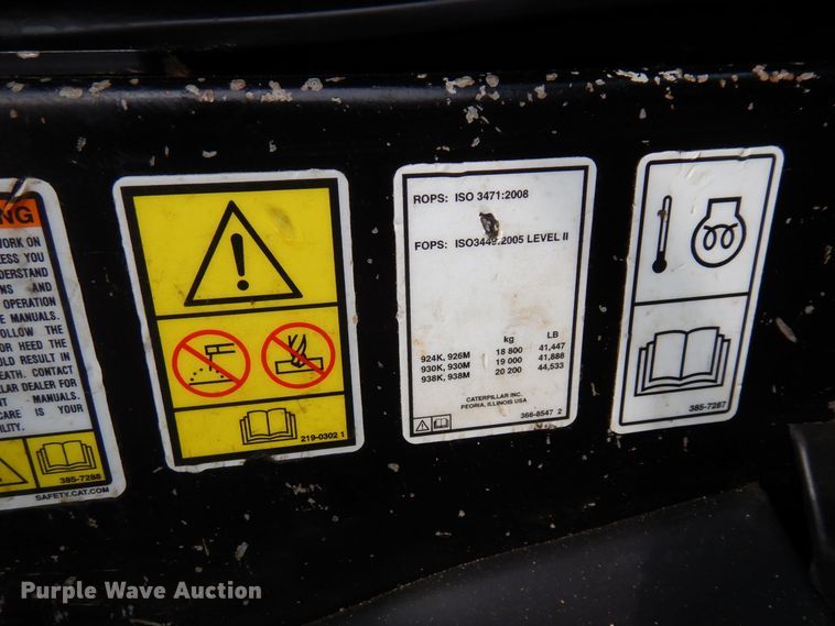 image for item KU9871 2016 Caterpillar 926M  wheel loader