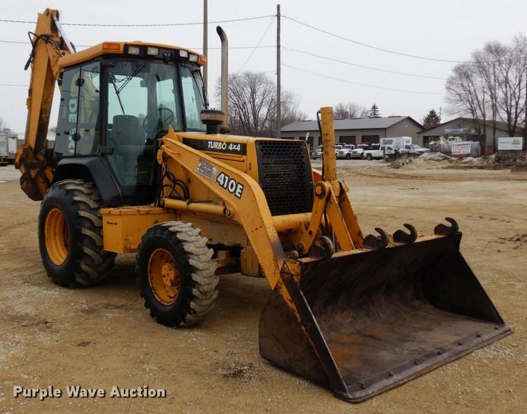 image for item KU9872 2000 John Deere 410E  backhoe