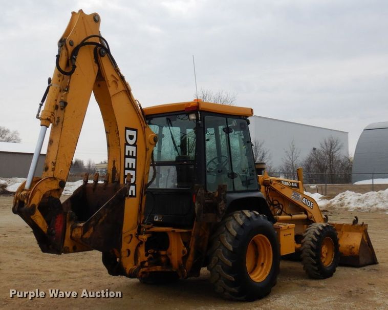 image for item KU9872 2000 John Deere 410E  backhoe