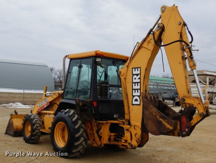 image for item KU9872 2000 John Deere 410E  backhoe