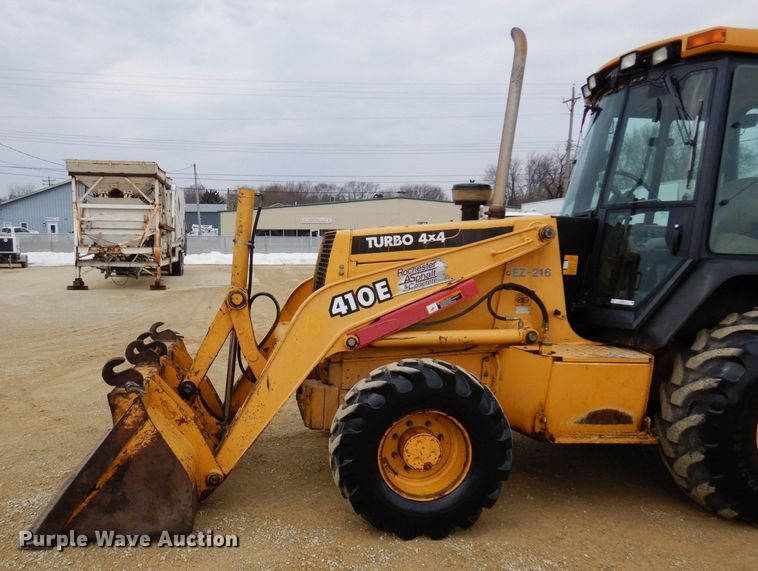 image for item KU9872 2000 John Deere 410E  backhoe