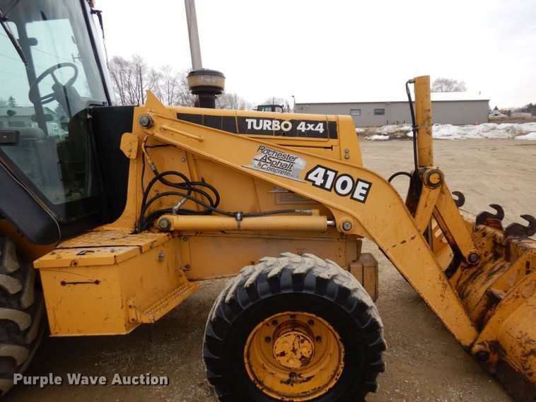 image for item KU9872 2000 John Deere 410E  backhoe
