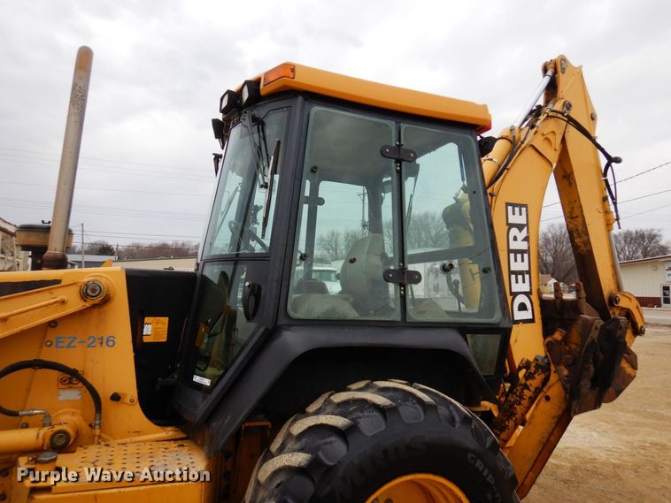 image for item KU9872 2000 John Deere 410E  backhoe