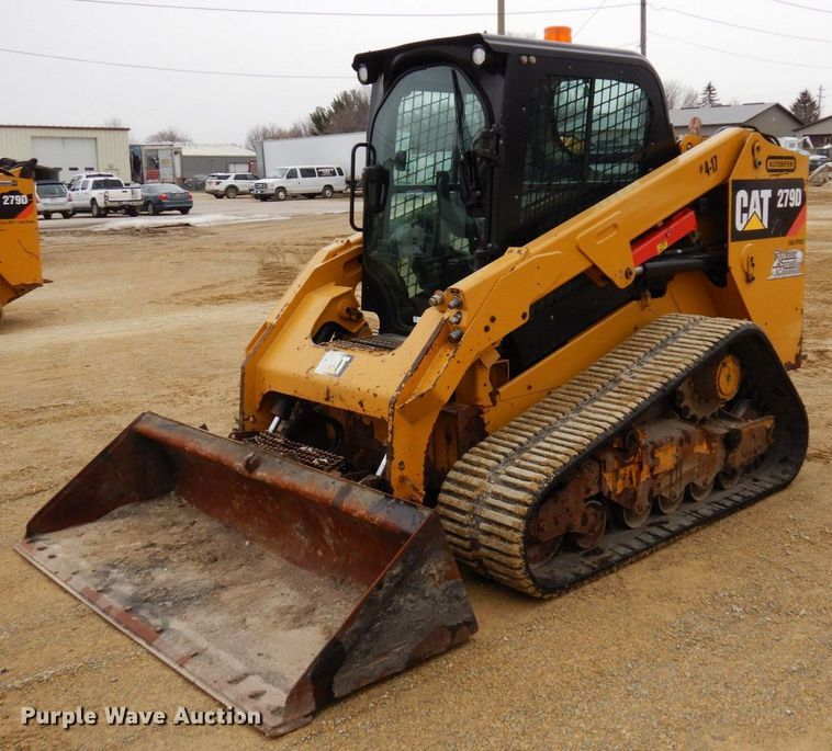 image for item KU9874 2016 Caterpillar 279D  tracked skid steer loader