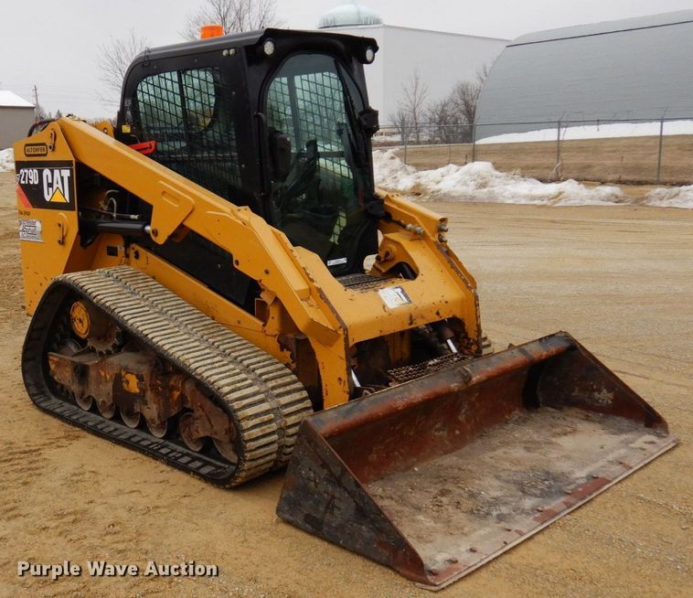 image for item KU9874 2016 Caterpillar 279D  tracked skid steer loader