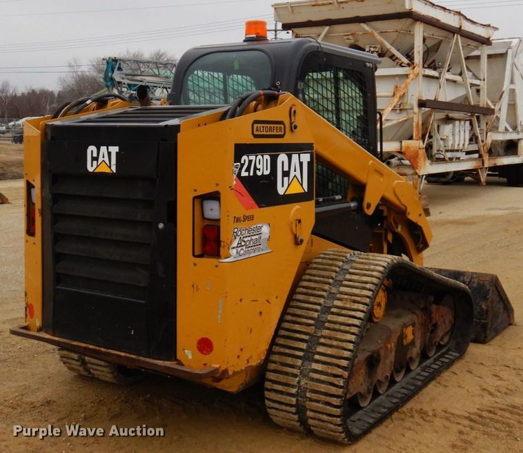 image for item KU9874 2016 Caterpillar 279D  tracked skid steer loader