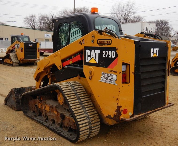 image for item KU9874 2016 Caterpillar 279D  tracked skid steer loader