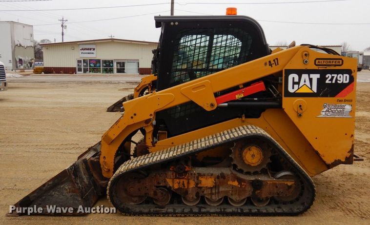 image for item KU9874 2016 Caterpillar 279D  tracked skid steer loader