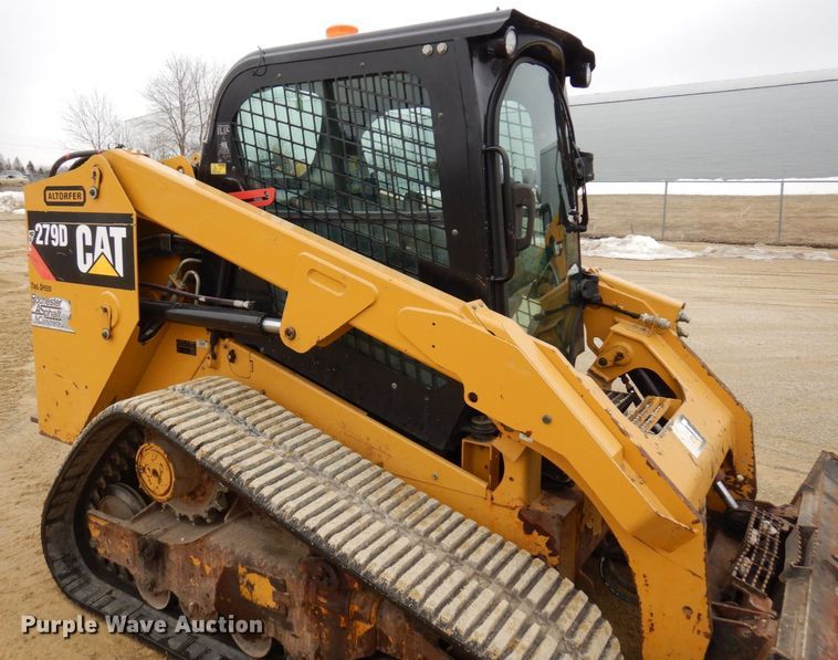 image for item KU9874 2016 Caterpillar 279D  tracked skid steer loader