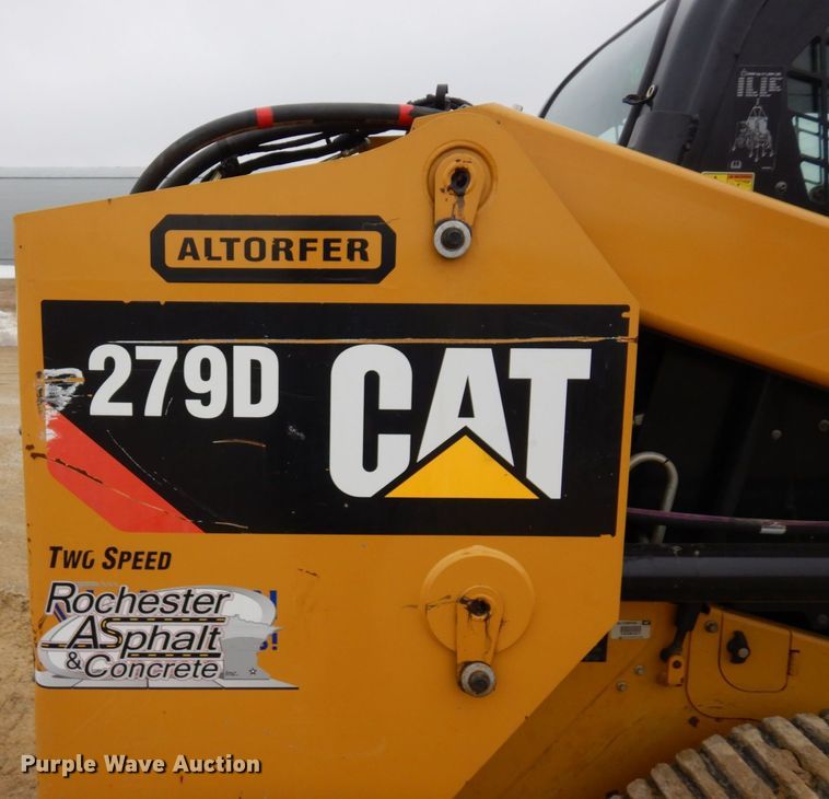image for item KU9874 2016 Caterpillar 279D  tracked skid steer loader