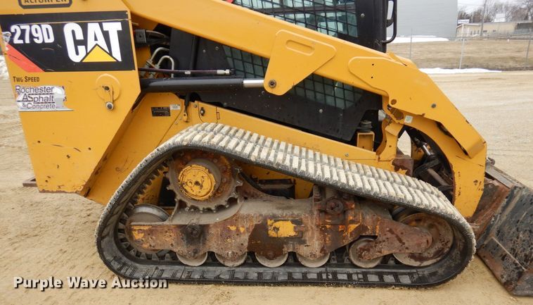 image for item KU9874 2016 Caterpillar 279D  tracked skid steer loader