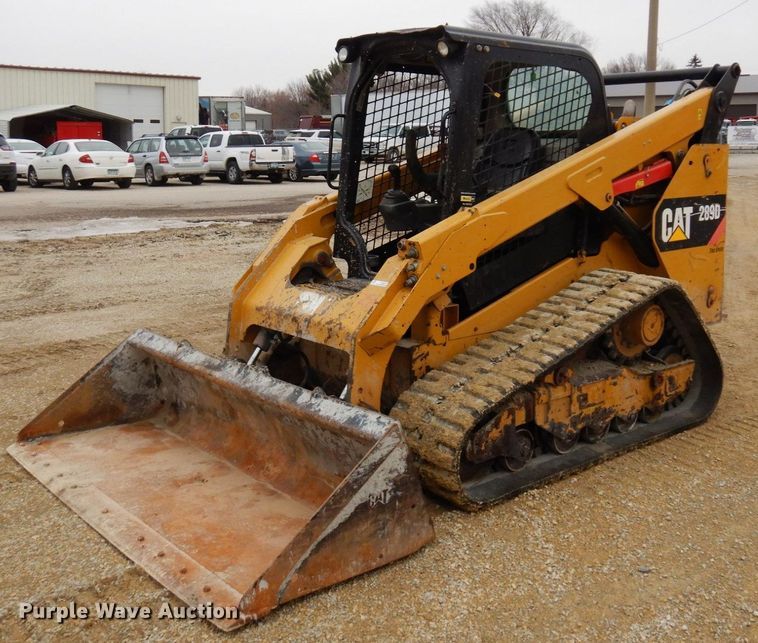 image for item KU9875 2015 Caterpillar 289D  tracked skid steer loader