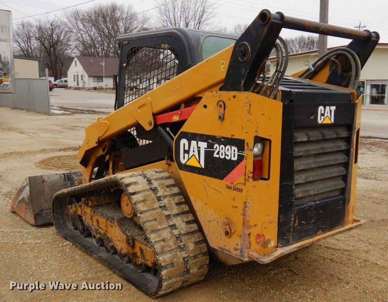 image for item KU9875 2015 Caterpillar 289D  tracked skid steer loader