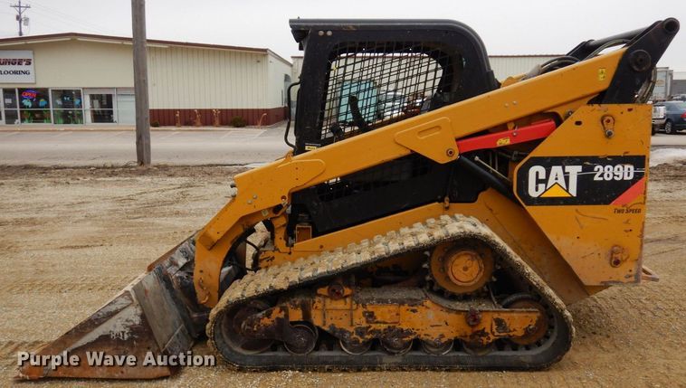 image for item KU9875 2015 Caterpillar 289D  tracked skid steer loader