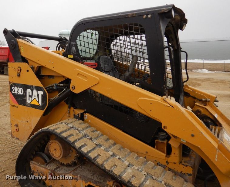 image for item KU9875 2015 Caterpillar 289D  tracked skid steer loader