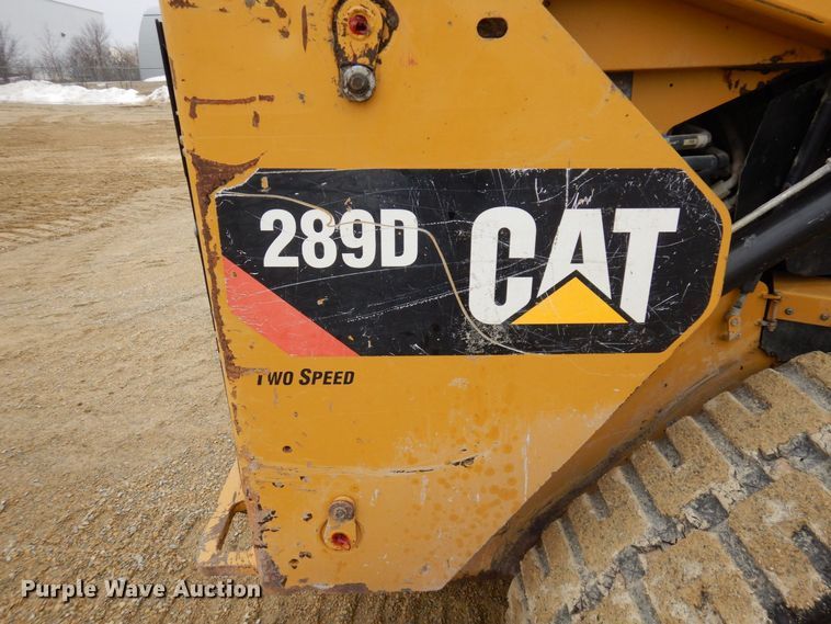 image for item KU9875 2015 Caterpillar 289D  tracked skid steer loader