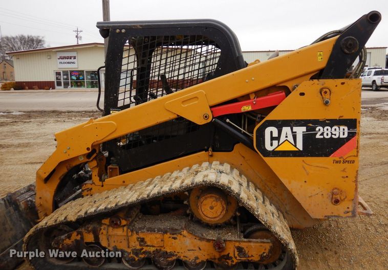 image for item KU9875 2015 Caterpillar 289D  tracked skid steer loader