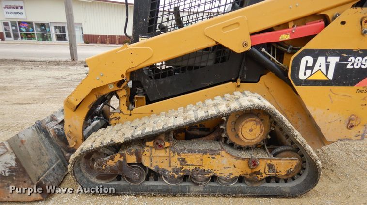 image for item KU9875 2015 Caterpillar 289D  tracked skid steer loader