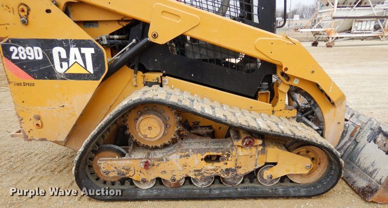 image for item KU9875 2015 Caterpillar 289D  tracked skid steer loader