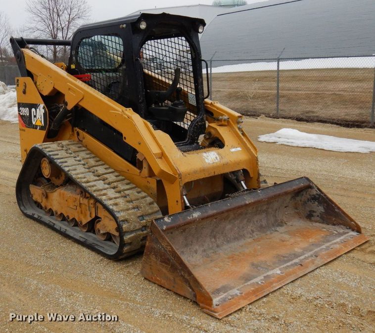 image for item KU9876 2017 Caterpillar 289D  tracked skid steer loader