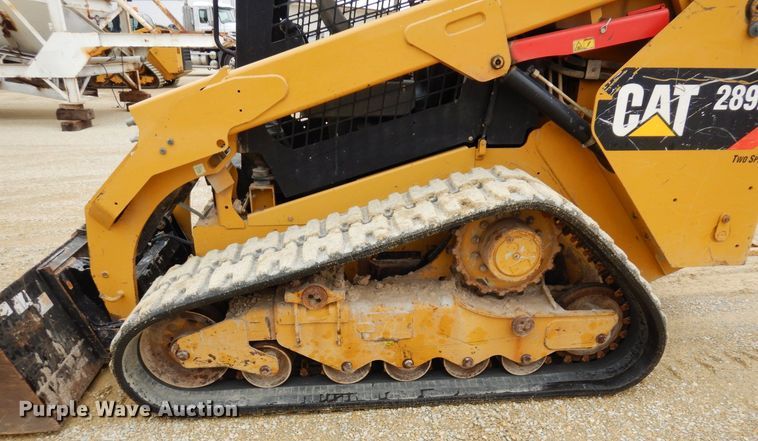 image for item KU9876 2017 Caterpillar 289D  tracked skid steer loader