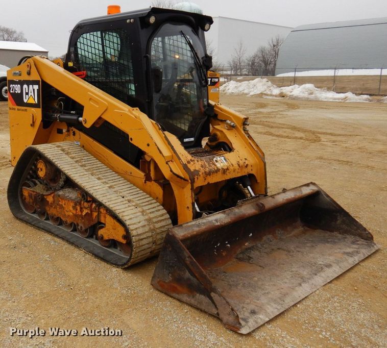 image for item KU9877 2017 Caterpillar 279D  tracked skid steer loader