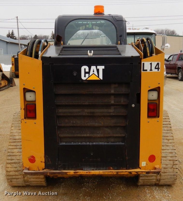 image for item KU9877 2017 Caterpillar 279D  tracked skid steer loader